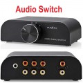 ANALOG AUDIO SWITCH (2-4 stereo RCA in/1 stereo RCA out)